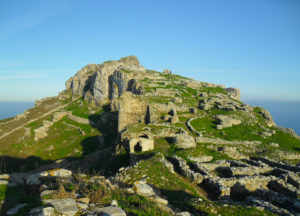 Castle of Faneromeni in Andros
