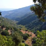 Hiking trail 6 in Andros